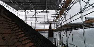 Scaffold Temporary Roof Covering Bedford | Finchley | Barnet | 